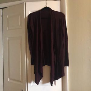 Dark maroon cardigan